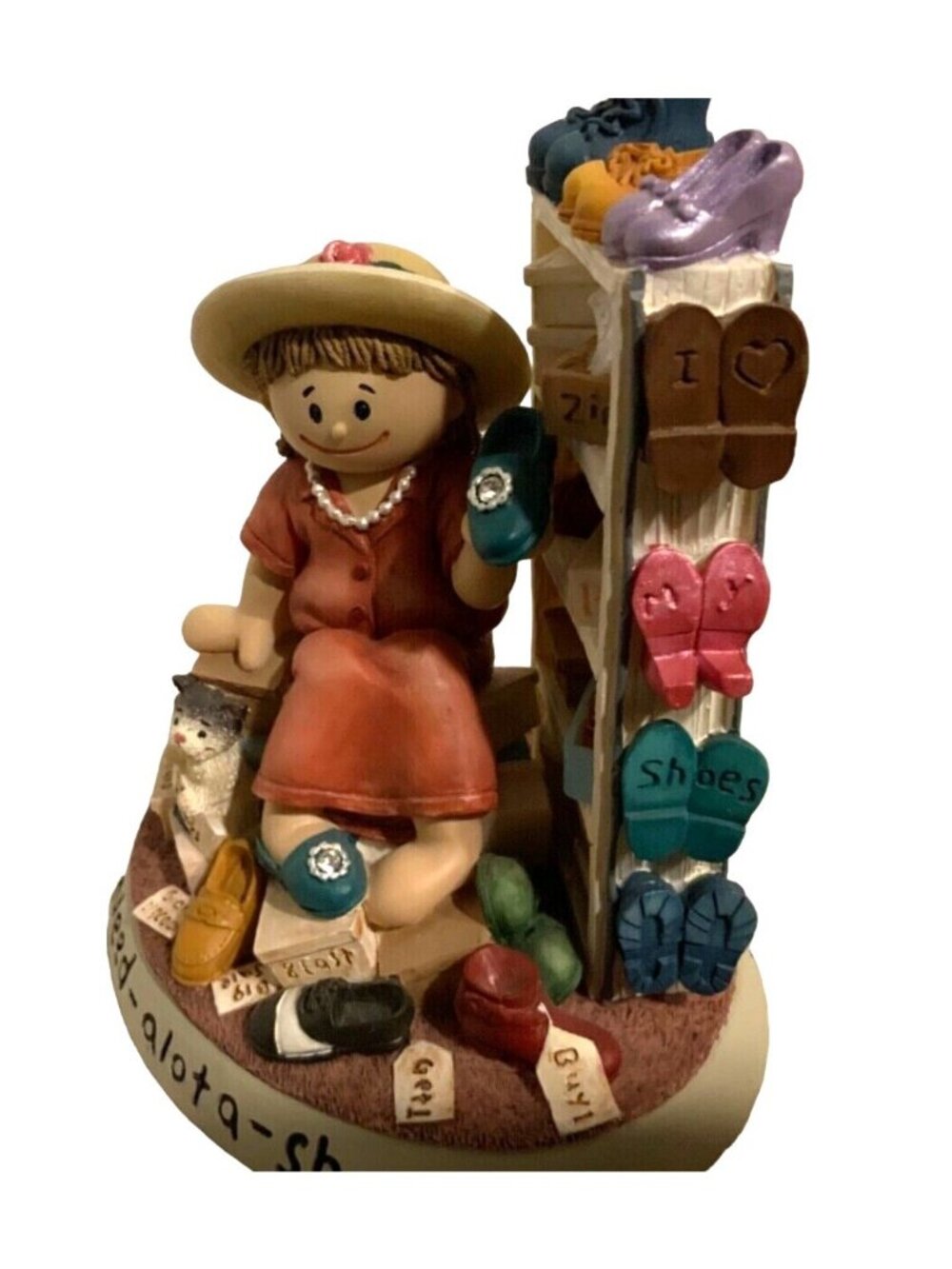 Need A Lotta Shoes Collectible Figurine Aingle Berry 1999 - Picture 9 of 11